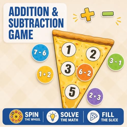 Addition & Subtraction Math Board Game Kindergarten Math Games for Kids 5-7 - Image 3