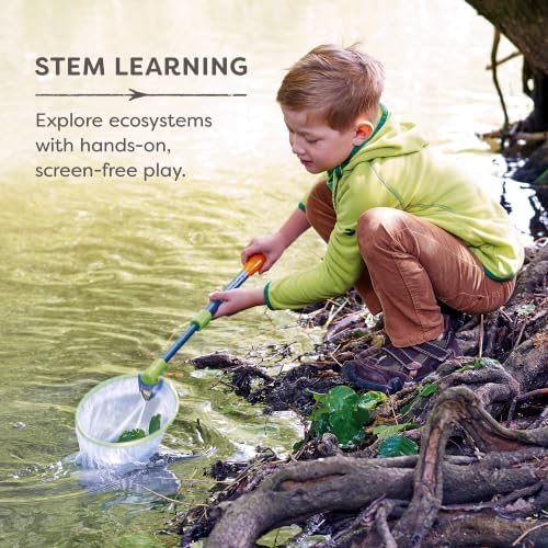 HABA Terra Kids Scoop Net – Bug Catcher for Kids with Telescopic Handle, Fun & Durable Outdoor Play Toys & Science Toys for Bug Catching & Exploring Nature for 5+ Year Olds - Image 2