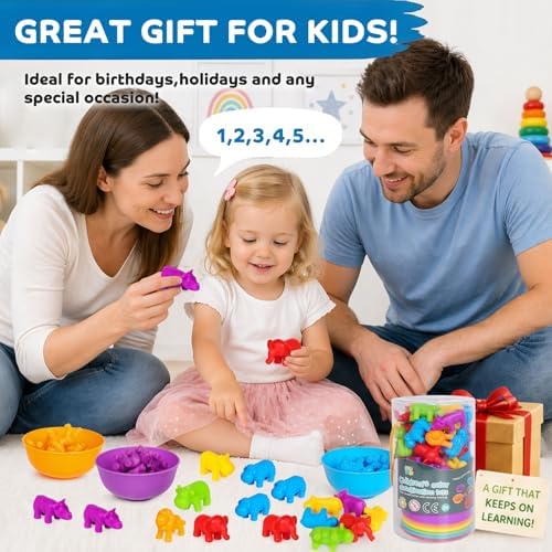 Counting Animals Montessori Toys, Color Sorting Learning Toys for Kids 3-5 - Image 6