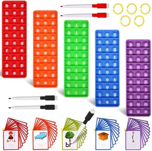 CVC Word Games for Kids, Sight Words Phonics Educational Sensory Toy by Unknown