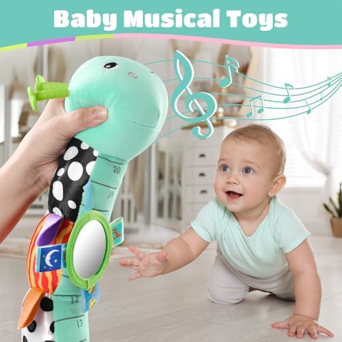 AWOTOY Baby Sensory Toys Music Caterpillar Plush Infant Toys 0 6 12 Months - Image 5