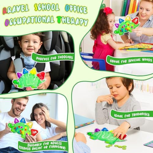 Sensory Counting Toys for Toddlers 3-4, Montessori Color Sorting & Matching Games, Fine Motor Skills Development, Educational Travel Toys for Kids with Autism - Image 5
