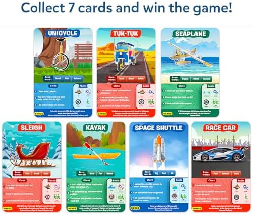 Skillmatics Guess in 10 – Things that Go, Educational & Trivia Card Game - Image 5