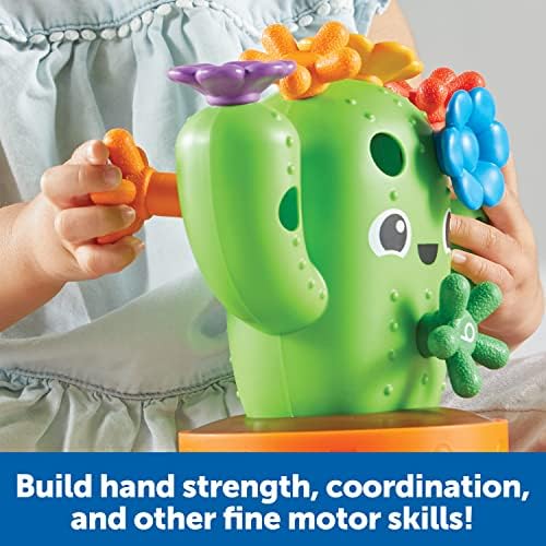 Learning Resources Carlos the Pop & Count Cactus - 16 Pieces, Age 18+ Months, Toddler Montessori Toys, Stacking Shape, Sorting And Matching Skill Activities, Educational Games - Image 3