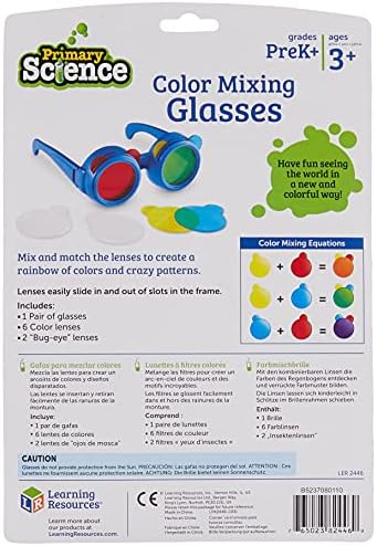 Learning Resources Color Mixing Glasses,Multi-Color, Preschool Science, Science Toys for Toddler, Ages 3+ (Pack of 2) - Image 2