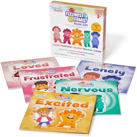 hand2mind Feelings Family Secondary Emotions Book Set by hand2mind