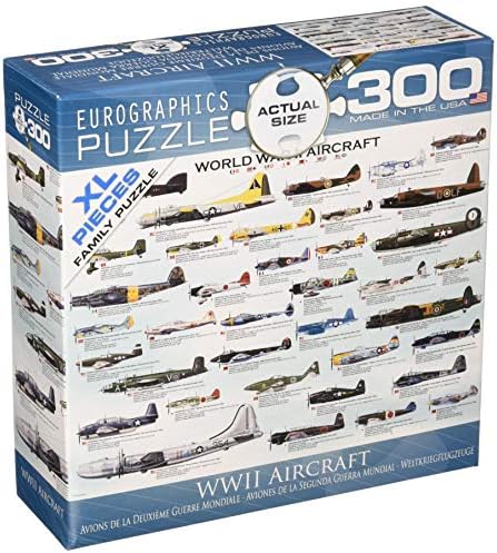 EuroGraphics WWII Airplanes 300 Piece Puzzle (Small Box) Puzzle, Multi by EuroGraphics
