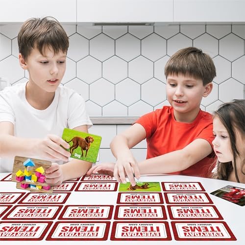 80 PCS Daily Items Matching Game, 40 Designs Everyday Objects Memory Cards Engaging Picture Match Game, Educational Learning Toys Enhance Memory & Matching Skills for Kids Ages 3 and Up - Image 7