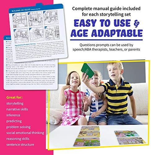 Spark Cards Sequence Cards for Storytelling and Picture Interpretation Speech Therapy Game, Special Education Materials, Sentence Building, Problem Solving, Improve Language Skills - Image 6