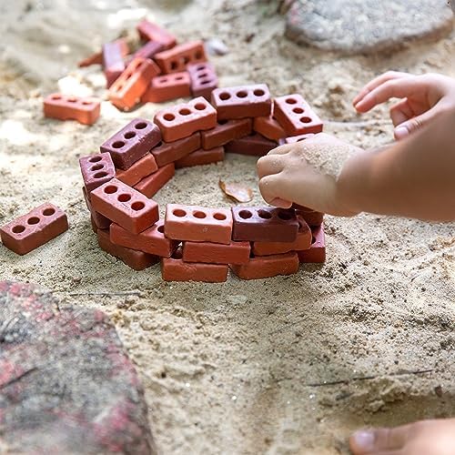 Guidecraft Little Bricks - 60 pc. Set: Builders Set for Construction and Stacking, Kids Educational Learning Toy - Image 2