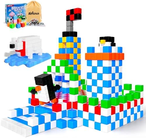 Apluses 81pcs Magnetic Blocks, Magnet Building Toys for Kids Ages 3-5 4-8 by MagneticBuildingBlocksfortodders
