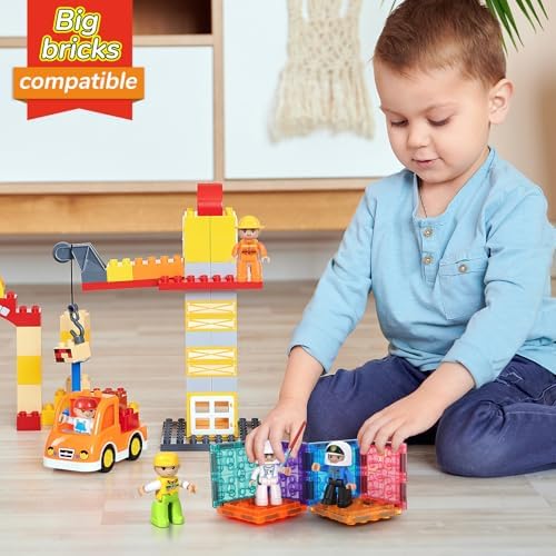 Mruikeny 12 Pieces Large Magnetic Figures for Kids Ages 3 4 5 6 7 8+ - Image 6