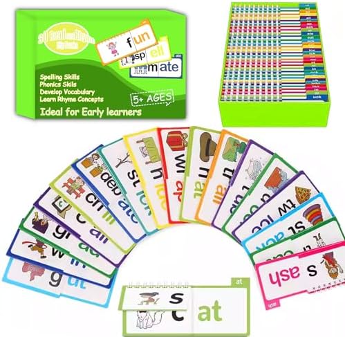 30 Read and Rhyme Flip Books Letter Sounds Flash Cards Flip Books Interactive Reading Flash Cards by Unknown