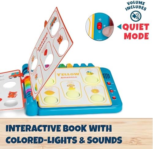 Chuckle & Roar Pop It Book, Colors, English & Spanish, Quiet Mode, 1–4+ - Image 2