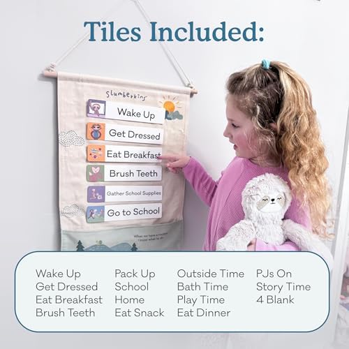 Slumberkins 18 Piece Visual Schedule for Kids - Image 4