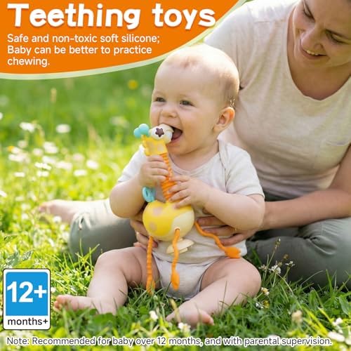 Giraffe Sensory Travel Toy for Children 18 Months+, Stroller Toy - Image 5