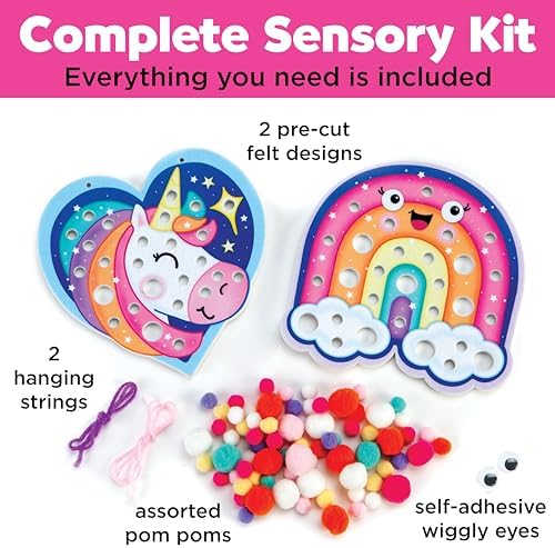 Creativity for Kids Pom Pom Pictures: Magical - Rainbow and Unicorn - Preschool and Toddler Crafts, Gifts for Ages 3+ - Image 3