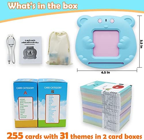 MAYAPHILOS 510 Words Alphabet Talking Flash Cards for 3-8 Years Kids - Image 6