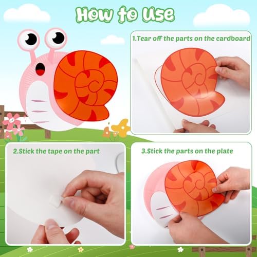 16 Pack Arts and Crafts for Kids Toddler DIY Animal Paper Plate Art Gifts - Image 6