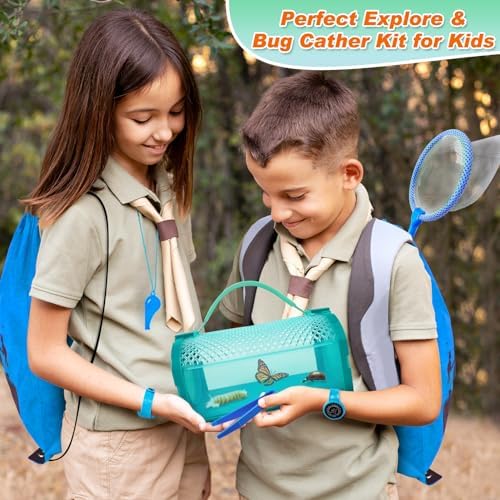 Bug Catcher Kit & Outdoor Explorer Kit for Kids, 10 Pcs Bug Catching Kit - Image 6