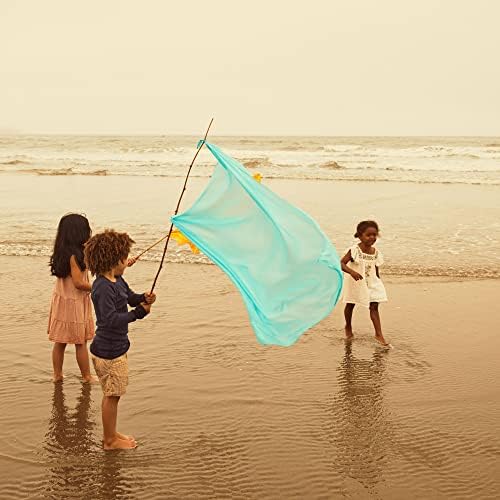 Sarah's Silks Playsilk - 100% Real Silk, Hand Dyed, Bright Colored Play Scarves | Montessori and Waldorf Toys for Dress up, Imaginative, and Pretend Play (35" x 35") - Image 4