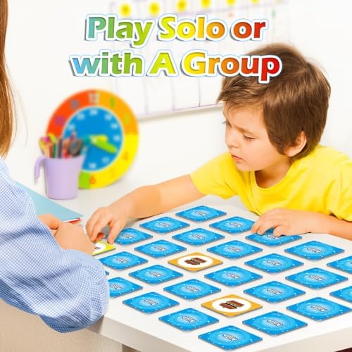 Aizweb Match Game,Memory Game,40 Pcs Toddler Card Games for Boys Girls Kids Ages 3 4 5 6,Flash Cards for Preschool Kindergarten Learning Activities,Educational Toys Homechool Supplies - Image 6