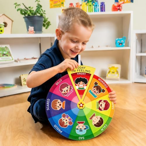 Feelings Emotion Wheel for Kids Feeling Emotions Chart for Toddlers - Image 6