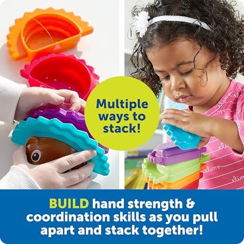 Learning Resources Spike the Fine Motor Hedgehog Rainbow Stacker - Image 3
