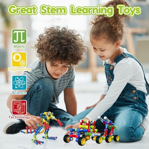 Qirptey Kids STEM Building Toys for 3 4 5 6 7 8+ Year Old Boy Birthday Gift - Image 3