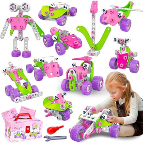 Tsomtto Educational STEM Toys for 4 5 6 7 8+ Year Old Girl Birthday Gifts by TSOMTTO