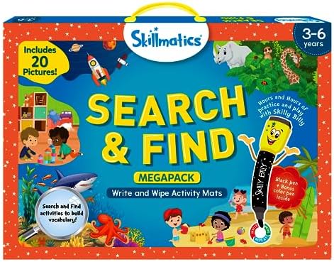 Skillmatics Search & Find Megapack and Search & Find Animals Bundle, Educational Game, Perfect for Kids, Toddlers Who Love Toys, Art and Craft Activities, Gifts for Girls and Boys Ages 3, 4, 5, 6 - Image 2