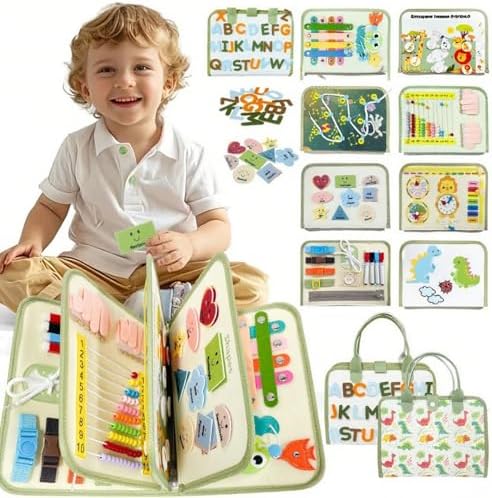 Aurasys Toddler Busy Board Montessori Travel Toy by Aurasys