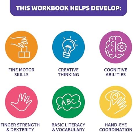 Preschool Workbook, 53 Learning Activities, Educational Kids Toy Ages 3-5 - Image 6