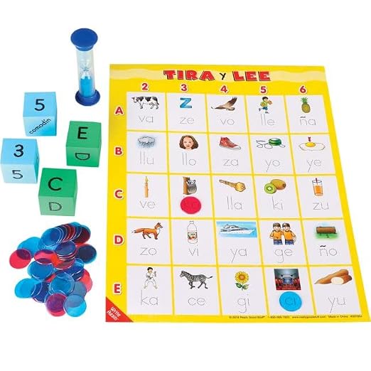 Really Good Stuff Roll & Read: Spanish Direct Syllables - 1 Game - Image 4