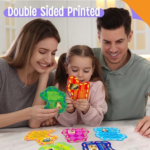 SpriteGru 9 PCS Kids Lacing Cards, 9 Double Sided Wild Animals Sewing Cards with 9 Colorful Laces, Educational & Learning Toys for Preschoolers, Kids Ages 3+ - Image 6
