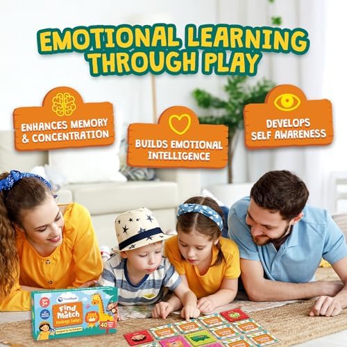 ThinkPsych Find & Match - Feelings Safari Memory Match Game - Image 4