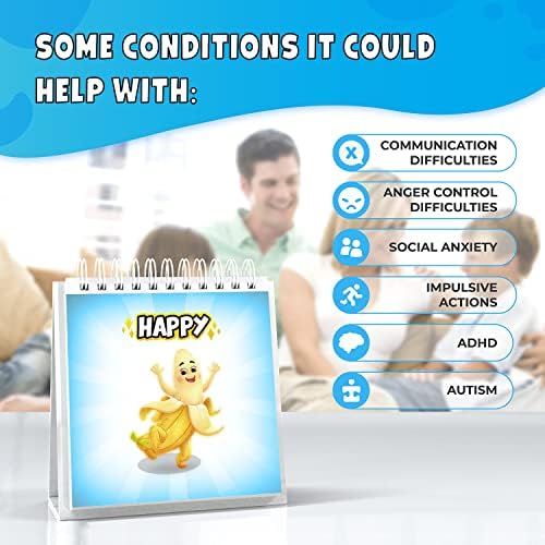 Feelings Flipbook for Kids to Learn 20 Emotions & 6 Coping Skills (Veggies) - Image 7