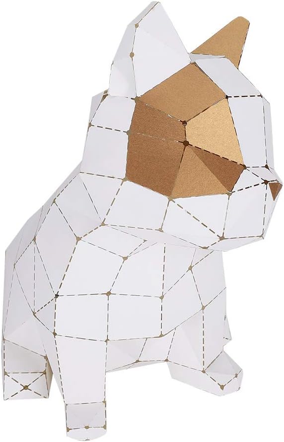 ZPurifylline Boardattack Papercraft Kit, Hand Made DIY Craft Set, USB Powered Children's Educational Toys with Light String, 8 Papercraft Cards for Creative Art Projects and Home Decor