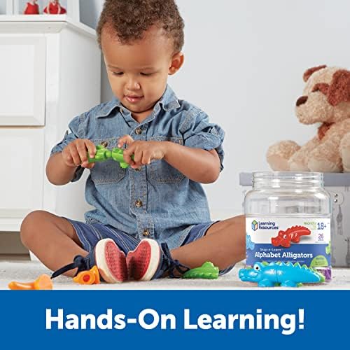 Learning Resources Snap-n-Learn Alphabet Alligators - Toddler Toys, Preschool ABC Activities, Fine Motor Skills, Alphabet Manipulatives, Phonetics and Reading, Sensory Gifts for Boys and Girls - Image 4