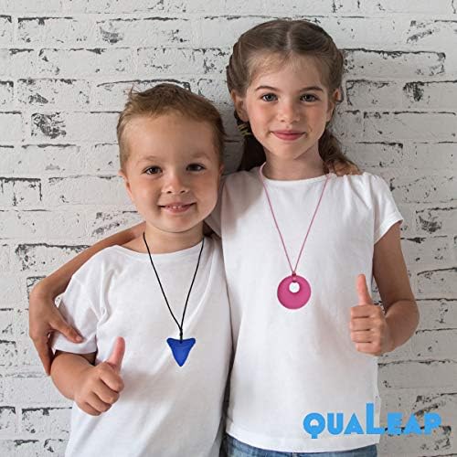 Xtra Tough (XT) Shark Tooth Chew Necklace for Kids - Chewing Necklace Teether Necklace Chew Toys Teething Toys - Designed for Chewing, Autism Sensory Teether Toy (Toughest - Aggressive Chewer) - Image 5