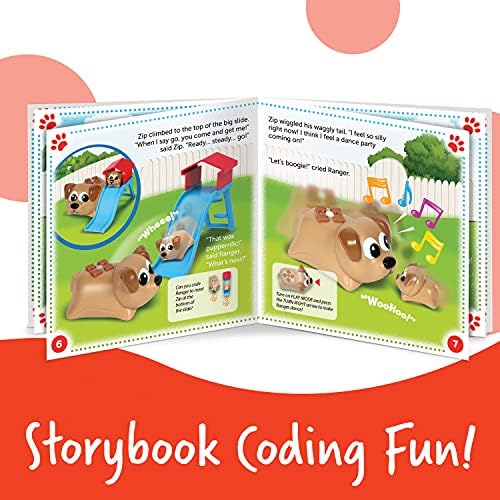 Learning Resources Coding Critters Ranger & Zip,22 Piece Set, Ages 4+, Screen-Free Early Coding Toy for Kids, Interactive STEM Coding Pet, Gifts for Boys and Girls - Image 5