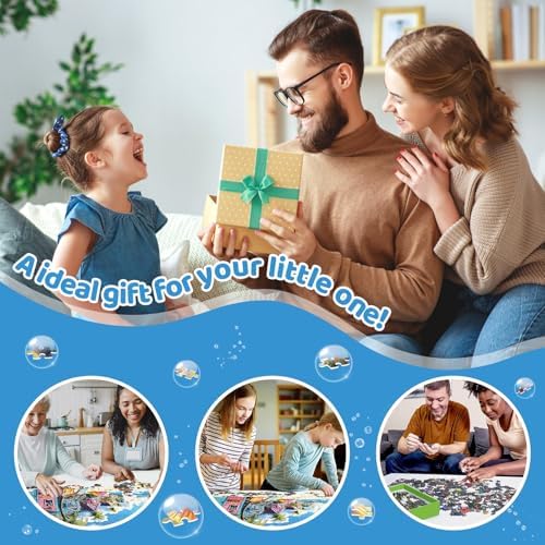 300 Piece Puzzles for Adults, 300 Piece Puzzles for Adults Large Piece, Summer Beach Dogs Trees Jigsaw Puzzle, Funny Gift for Adult Kids Senior Challenging Family Games Toy, 20.5 X 15 in - Image 6