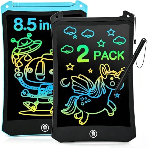 cimetech Toddler Girl Gifts, LCD Writing Tablet 2 Pack, Drawing Pad by cimetech