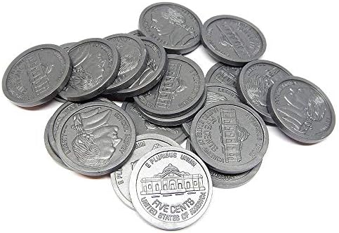 hand2mind Fake Money Coin Kit, Detailed Fake Coins, Prop Money, Toy Money, Play Money for Kids, Realistic Money, Pretend Money for Kids Learning, Play Money Set, Plastic Coins (Set of 500 Coins) - Image 6