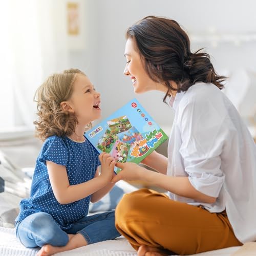 Wooden Puzzles Toys for Kids Ages 3-5, Set of 4 Packs with 20-Piece Farm, Animals Theme Wood Jigsaw Puzzles, Preschool Educational Brain Teaser Toys for Boys and Girls 3-6 Years Old. - Image 6