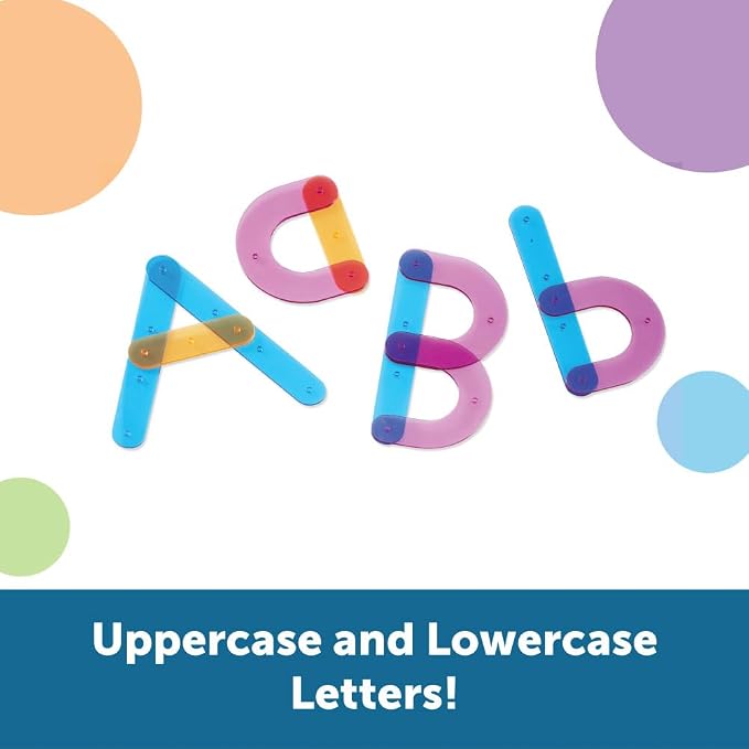 Learning Resources Letter Construction Activity Set - Alphabet Montessori Toys, Toddler Writing , ABC Phonics for Kids, Learn to Readd, Teacher Classroom Must Haves, Birthday Gifts for Students - Image 4