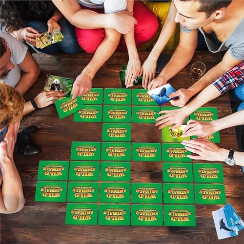 Hebayy Wild Animal Matching Game, 80 PCS Realistic Animal Memory Matching Cards for Toddlers 40 Pairs Real Animal Memory Cards Educational Toys for Preschool Boys & Girls 4 5 6 Years Old - Image 6