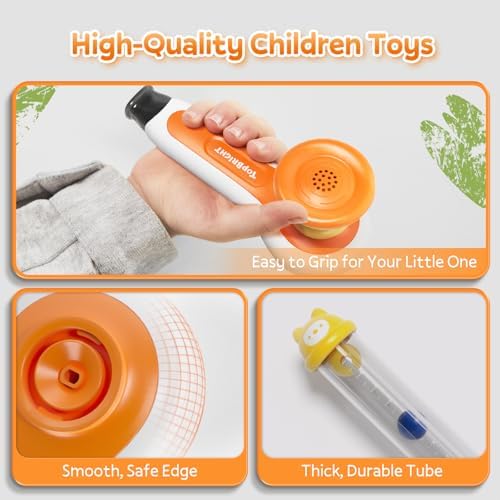 TOP BRIGHT 3 in 1 Sensory Toys for Toddlers with Whistle & Ball Blowing - Image 4
