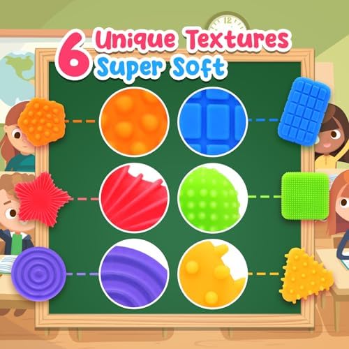Squishy Sensory Toys for Kids Toddlers: Soft Textured Fidget Toy for Autism - Image 3
