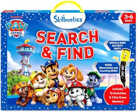 Skillmatics Search and Find – PAW Patrol, Preschool Activity, Gift for Kids by Skillmatics
